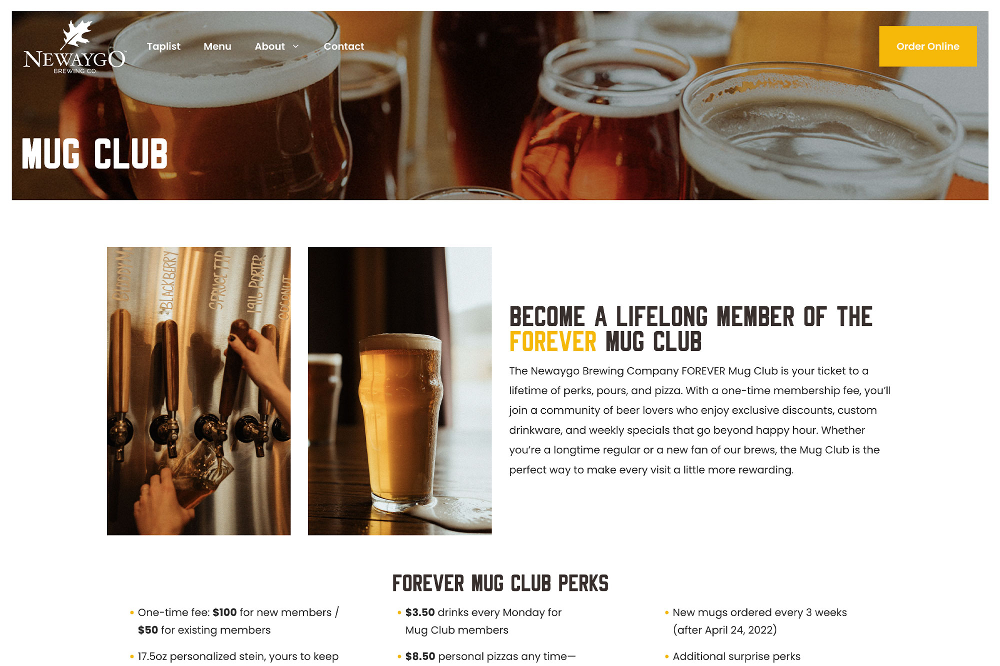 Newaygo Brewing Company | Gary Mavis Design & Development