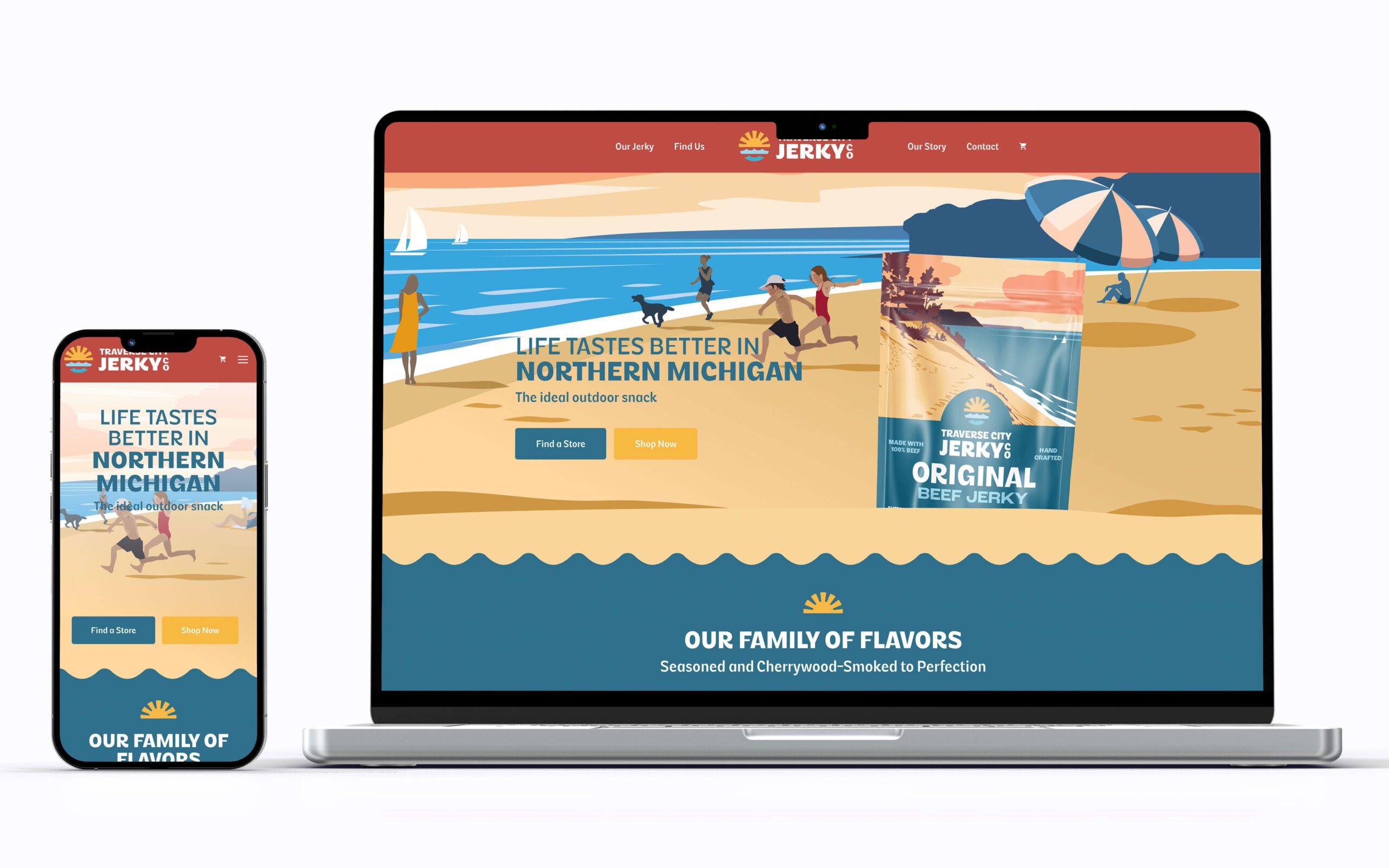 Traverse City Jerky Co. | Gary Mavis web development, ecommerce